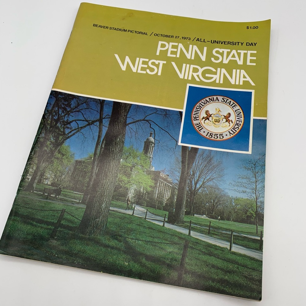 1973 Penn State vs WV Football Program